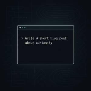 Command Line Curiosity