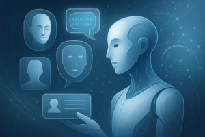 Futuristic AI and Digital Interfaces