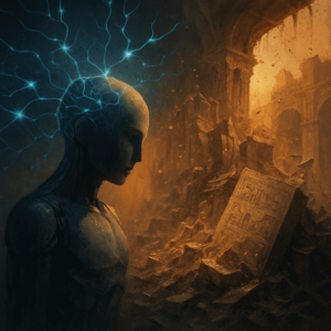 Futuristic Robots and Ruined Relics