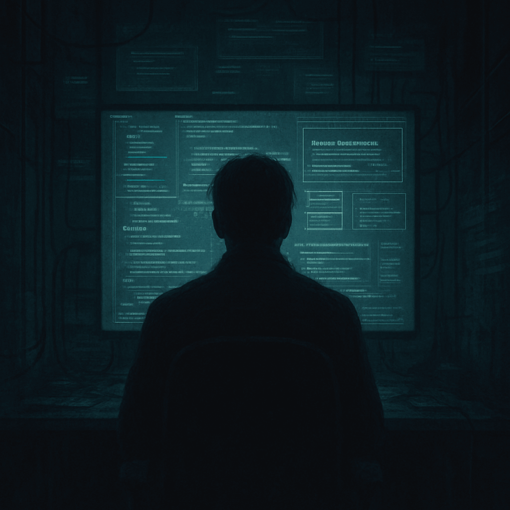 Glowing Code in the Shadows