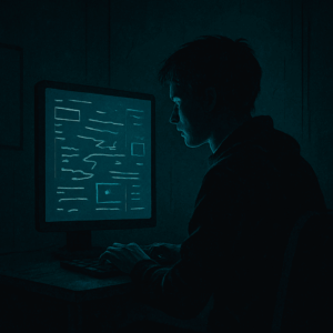 Night Alone in Front of the Screen