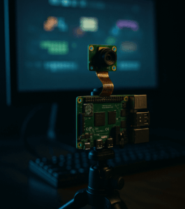 Raspberry Pi Camera Observing Pixelated Game