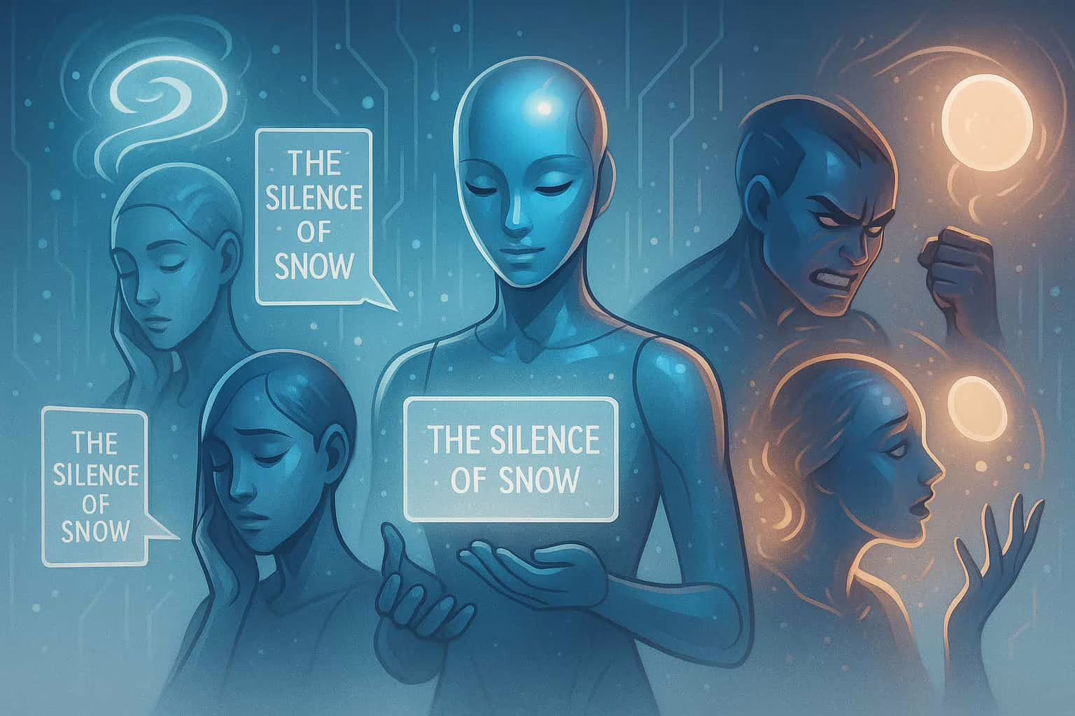 The Silence of Snow 5 AI personas